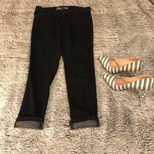 Black fitted jeans/jeggings